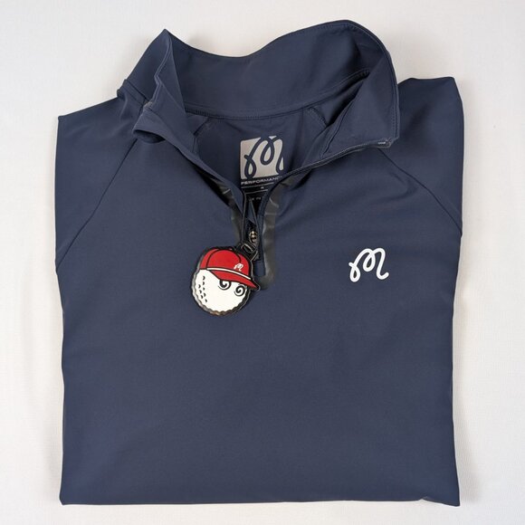 Malbon 1/4 Zip Performance Raglan - Picture 4 of 4